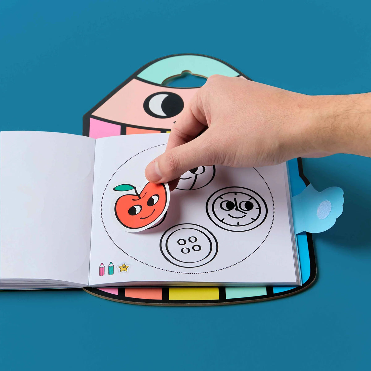 OMY Montessori sticker book Geometric Shape
