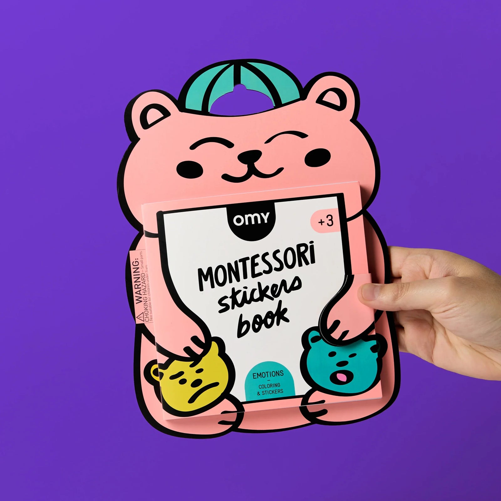 OMY Montessori sticker book Emotions