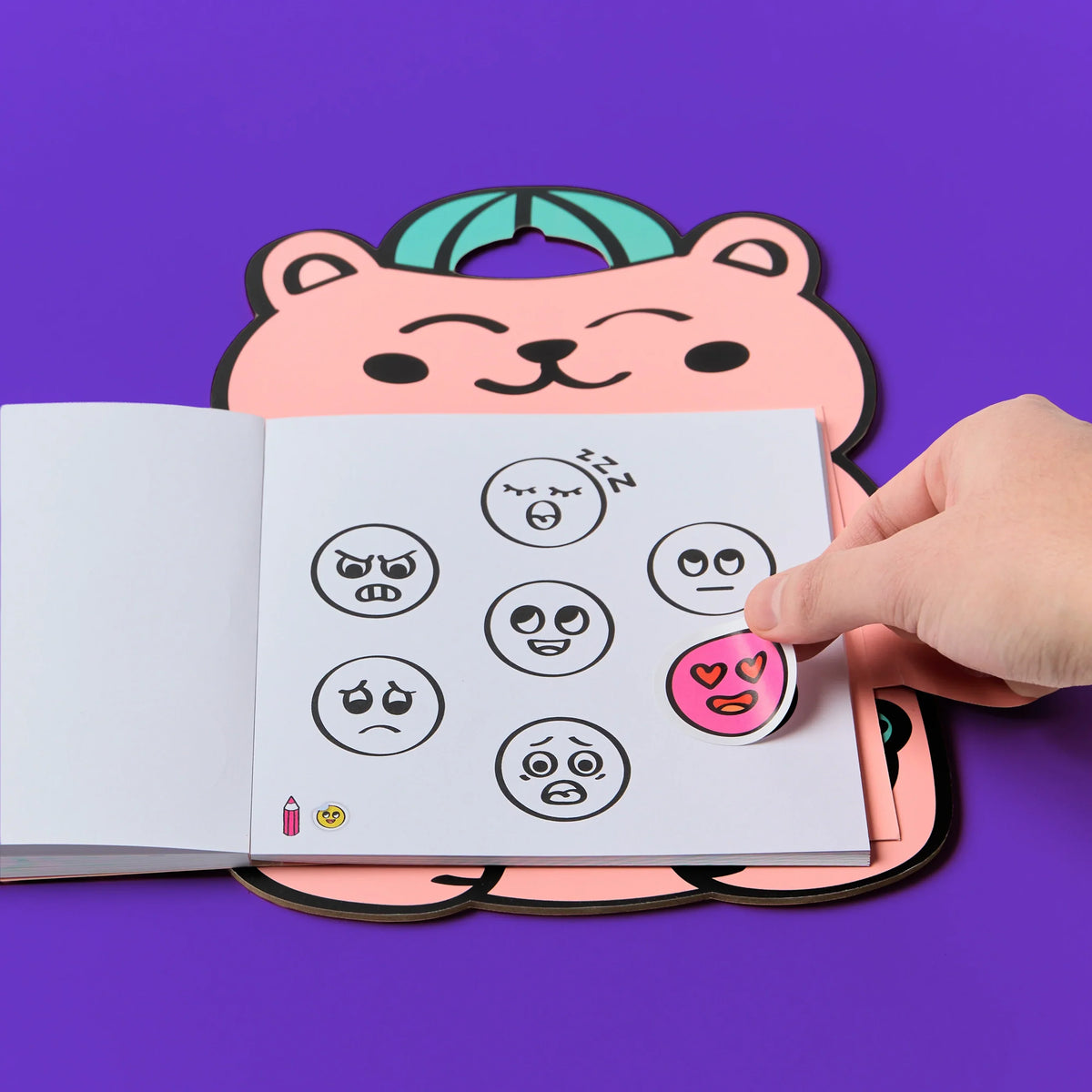 OMY Montessori sticker book Emotions