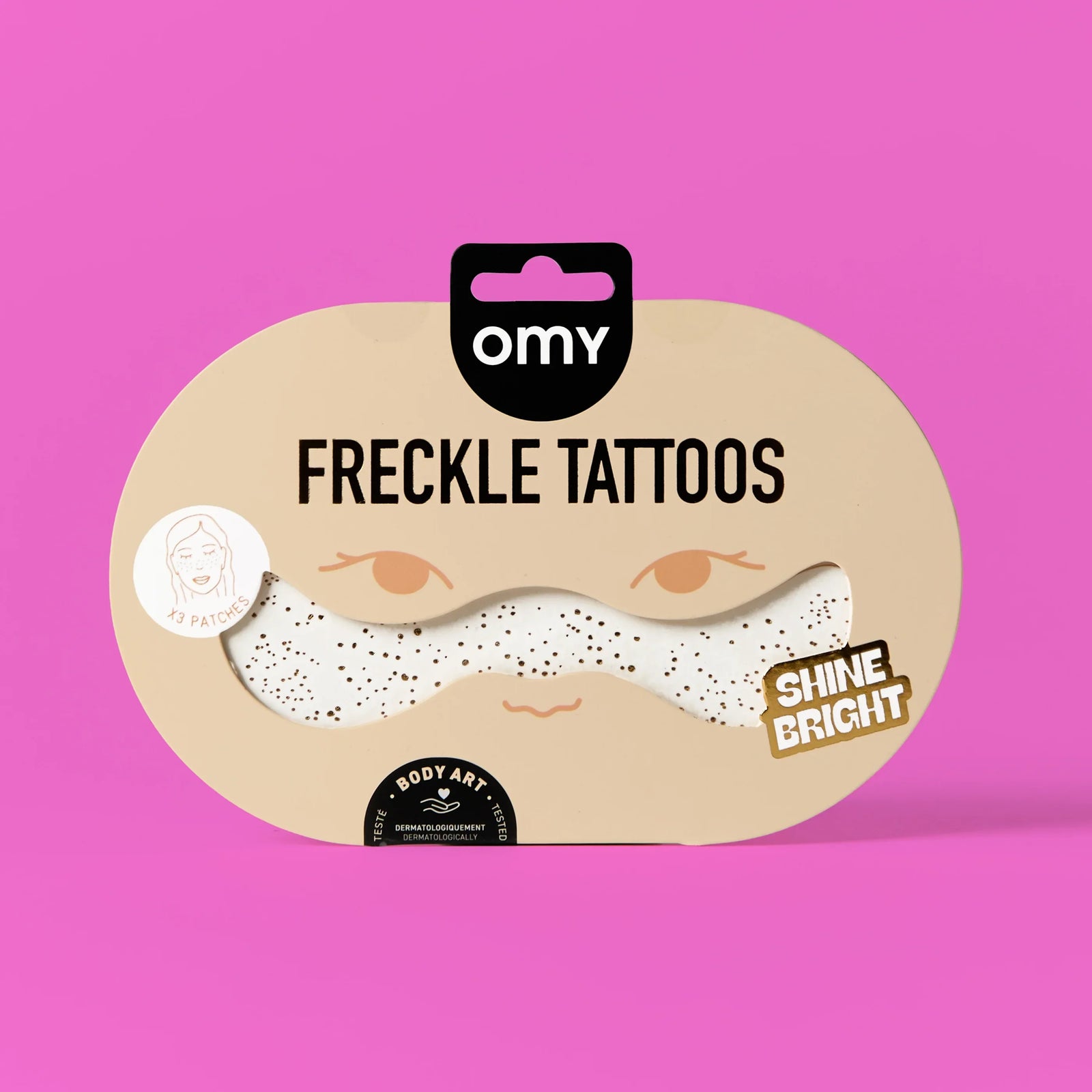 OMY freckle tattoo - Shine bright