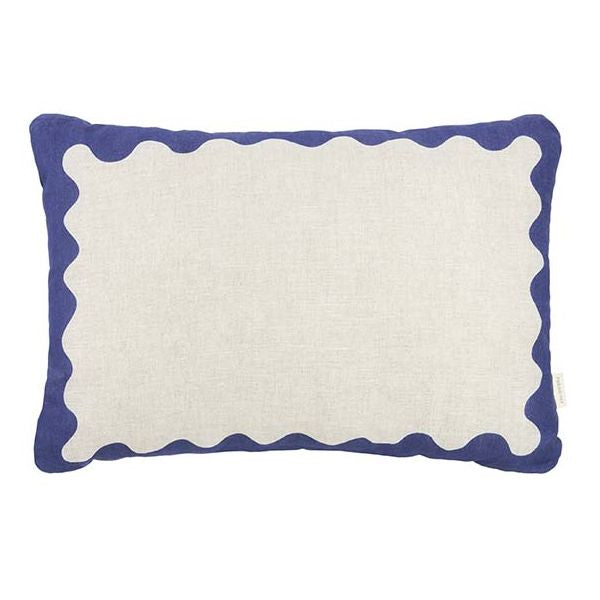 Nobodinoz Leinenkissen Blau