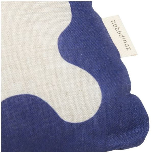 Nobodinoz Leinenkissen Blau