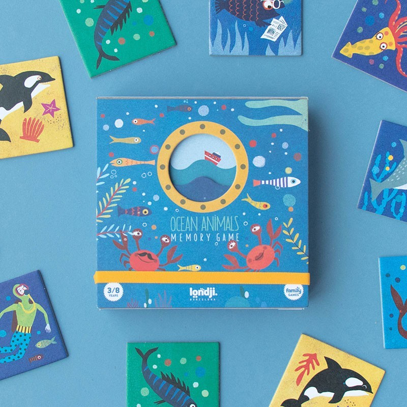 Londji Memory Game - Ocean Animals