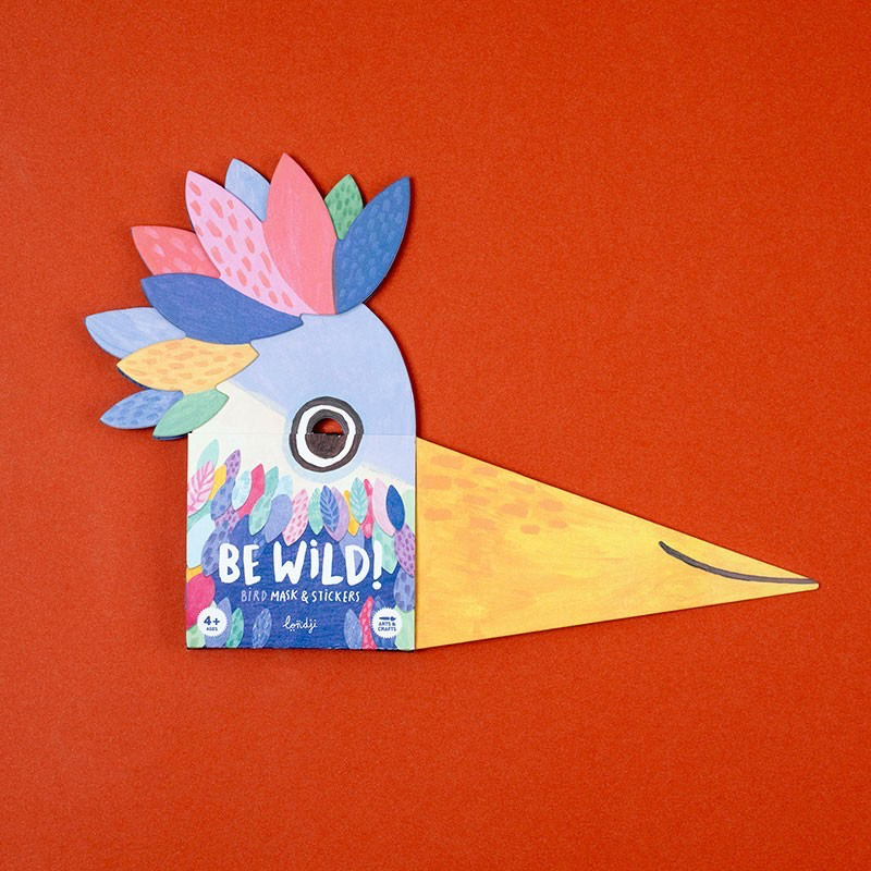 Londji BE Wild Bird Mask & Stickers