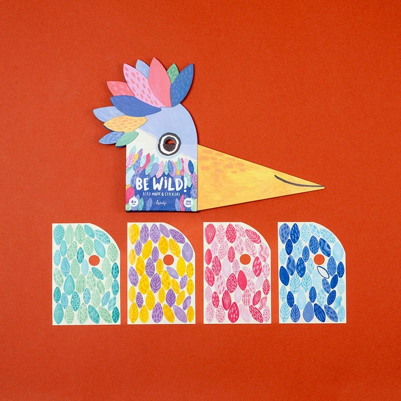 Londji BE Wild Bird Mask & Stickers