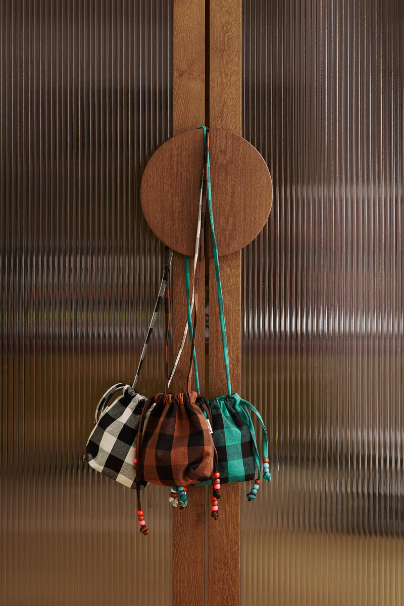 Borsa mini "Rose in April" di Billi, verde