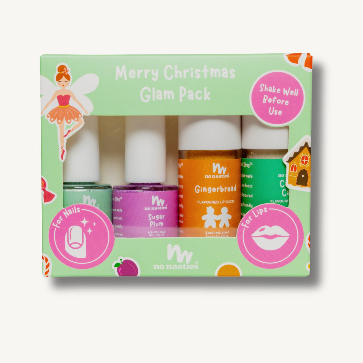 No Nasties Kids Frohe Weihnachten Glamgeschenkset