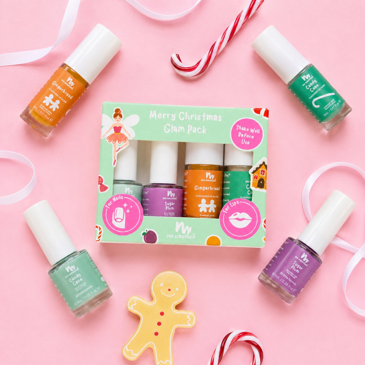 No Nasties Kids Frohe Weihnachten Glamgeschenkset