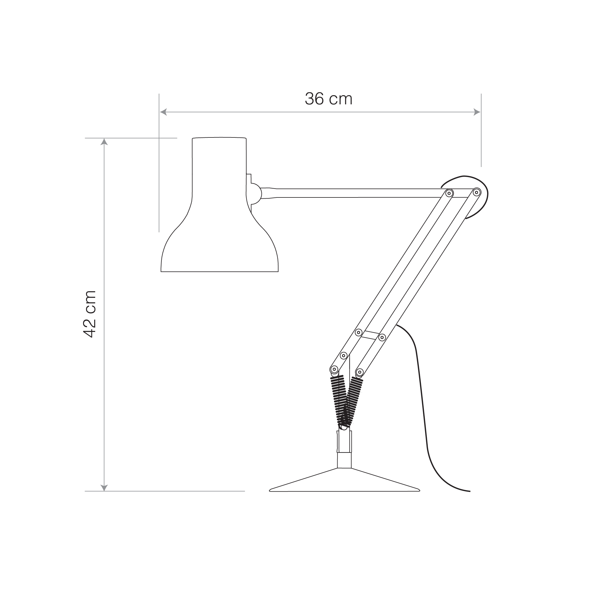 Anglepoise x Paul Smith Type 75 Mini Tischlampe – Fröhliche Farbakzente fürs Kinderzimmer