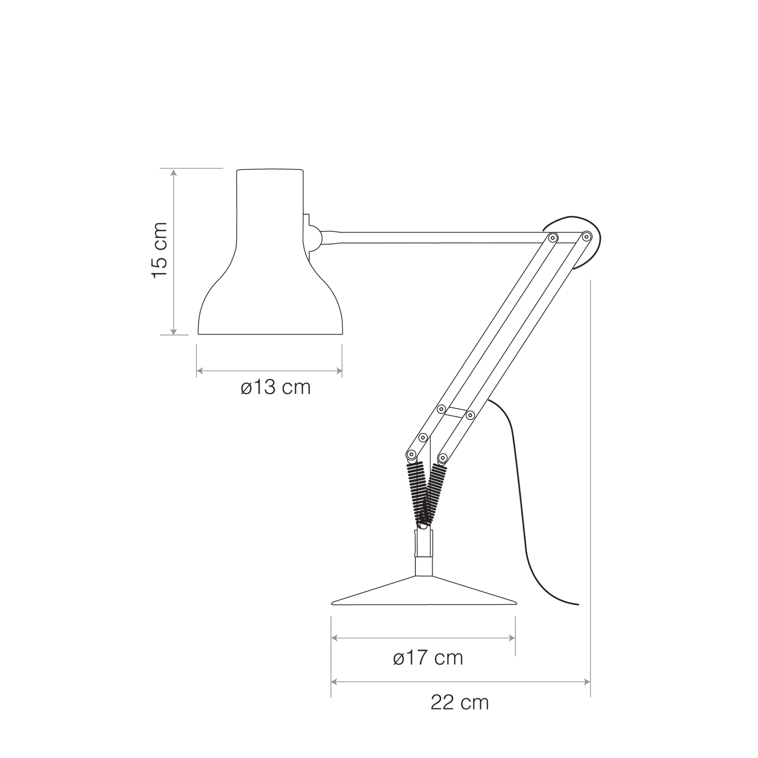 Anglepoise x Paul Smith Type 75 Mini Tischlampe – Fröhliche Farbakzente fürs Kinderzimmer