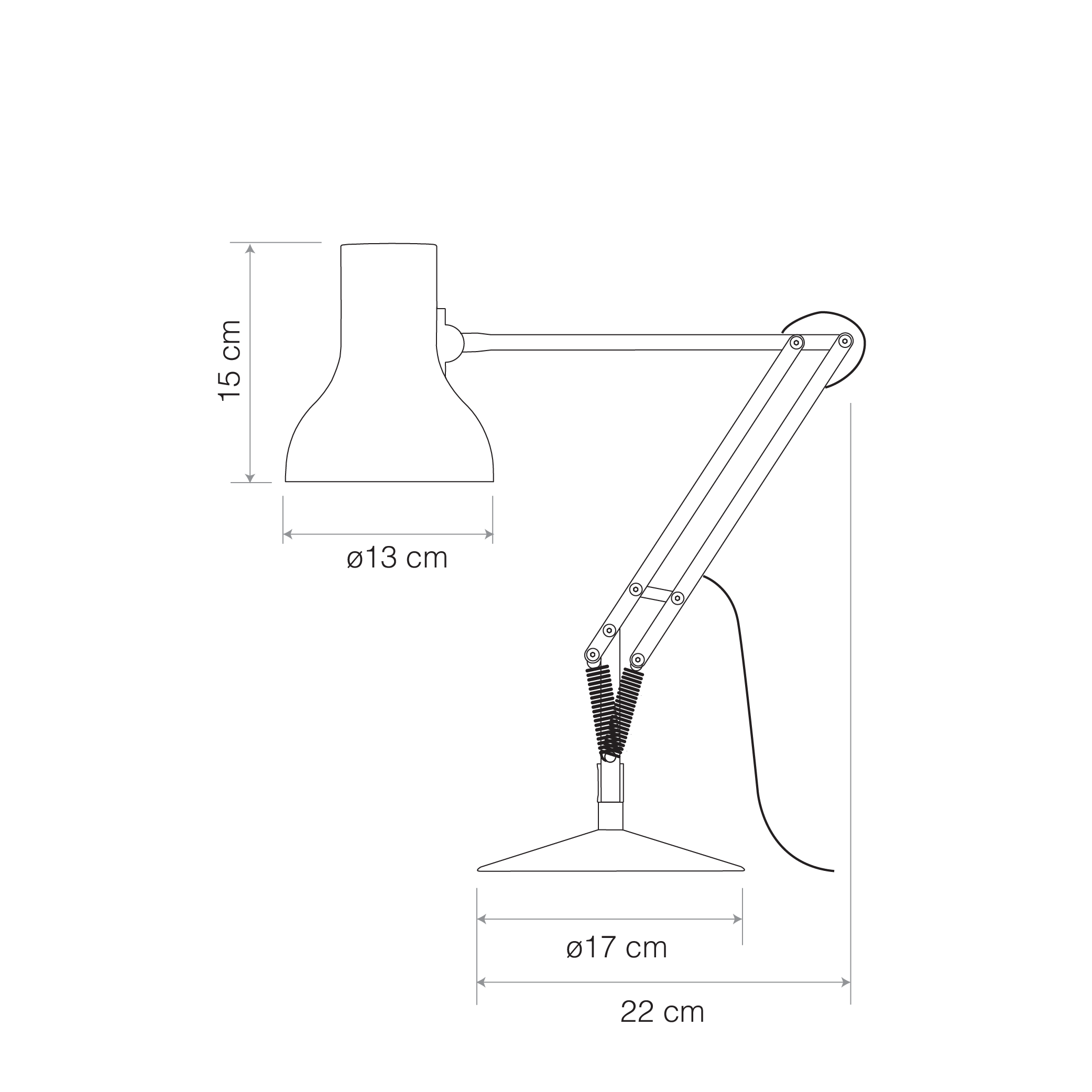 Anglepoise x Paul Smith Type 75 Mini Tischlampe – Fröhliche Farbakzente fürs Kinderzimmer