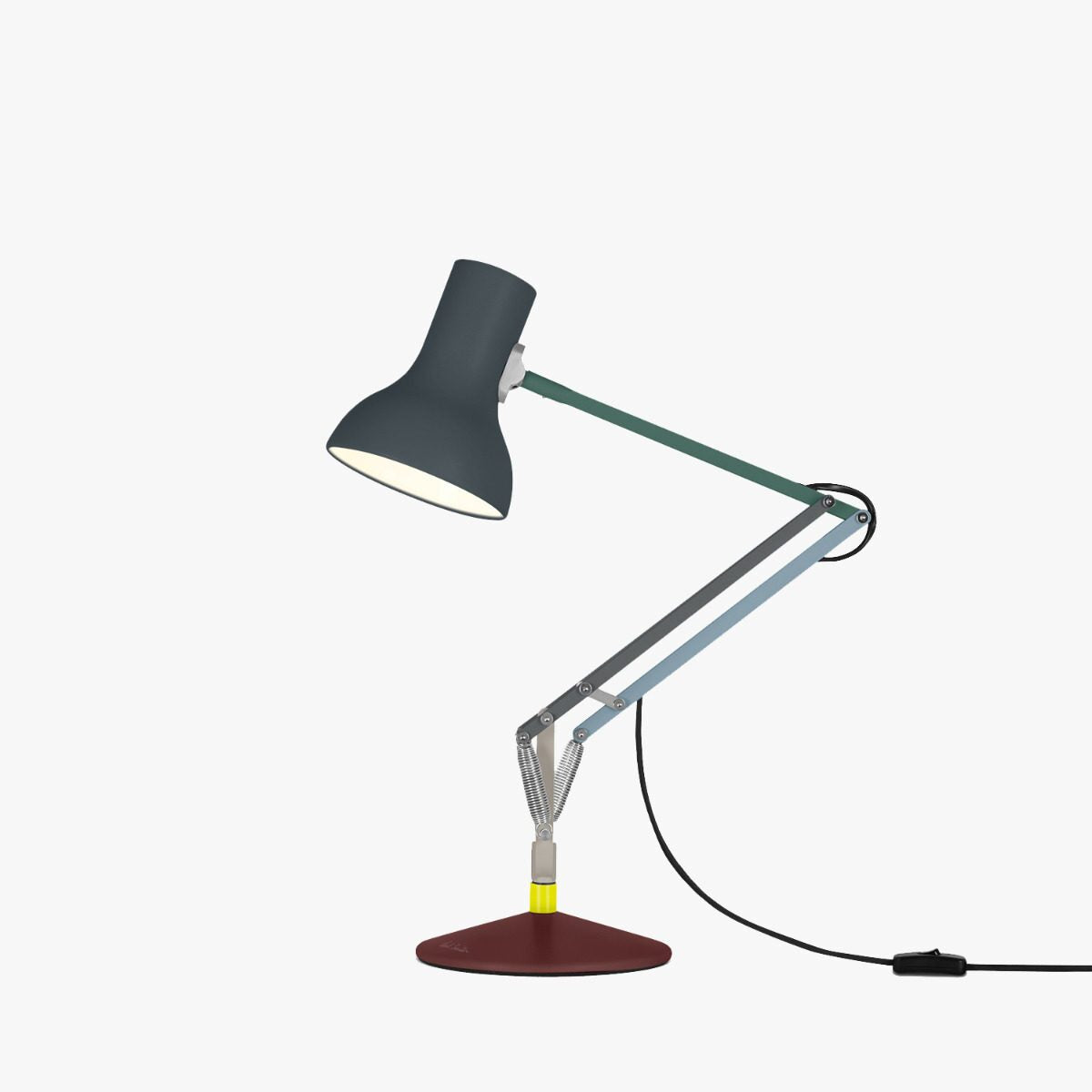 Anglepoise x Paul Smith Type 75 Mini Tischlampe – Fröhliche Farbakzente fürs Kinderzimmer