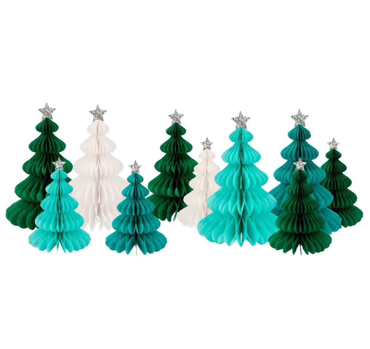 Meri Meri green forest honeycomb decoration