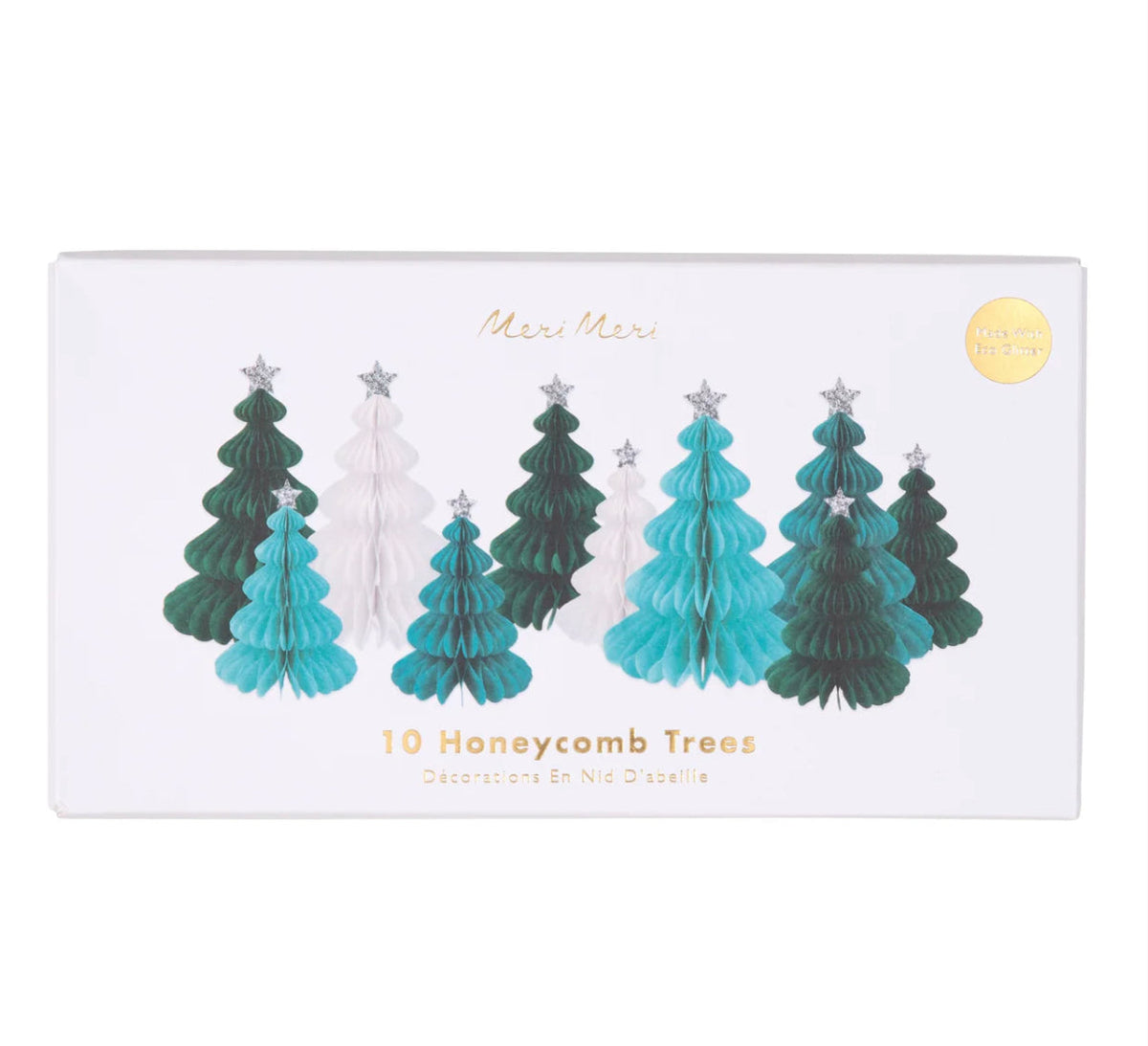 Meri Meri green forest honeycomb decoration