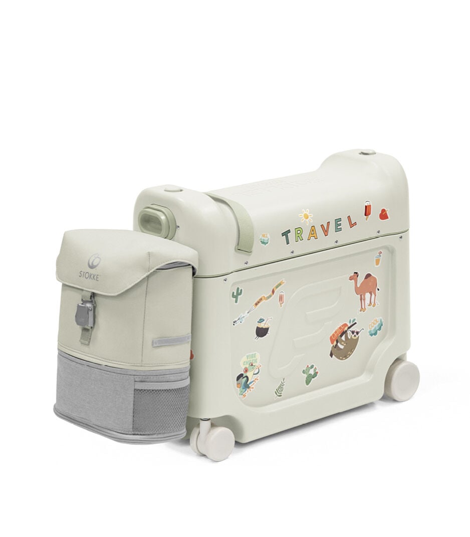 Set da viaggio Stokke® JetKids™ - valigia e zaino, verde mare