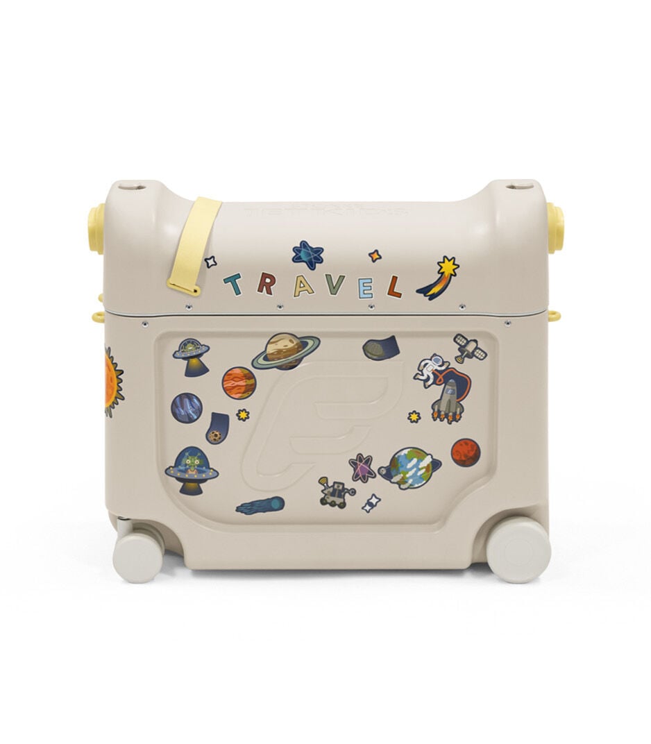 Stokke® JetKids™ BedBox™ – Aufsitzkoffer und Bett, Moonglow White