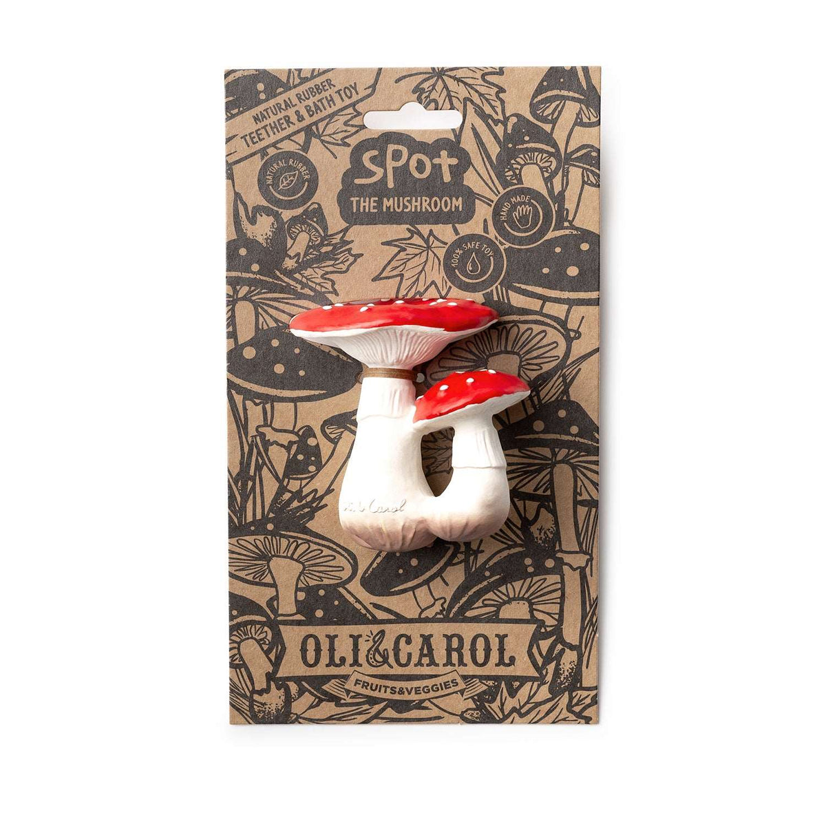 Oli & Carol Spot l'anneau de dentition champignon