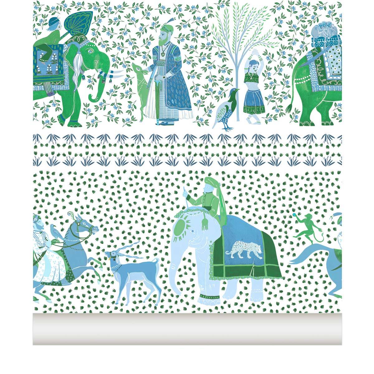 Little Cabari wallpaper CHALANA emerald
