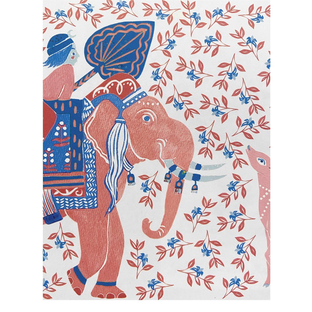 Little Cabari papier peint CHALANA rubis