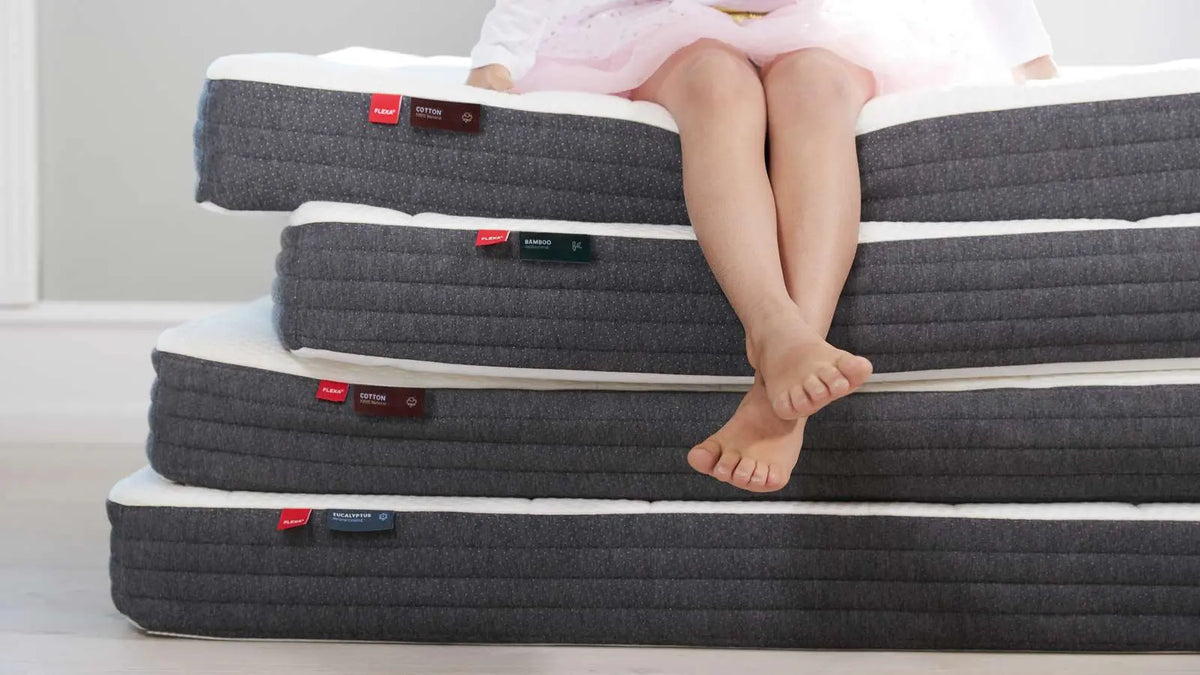 Flexa Sleep FLEXA Matratze, 190X140 Bambusbezug 140 x 190 cm Weiss