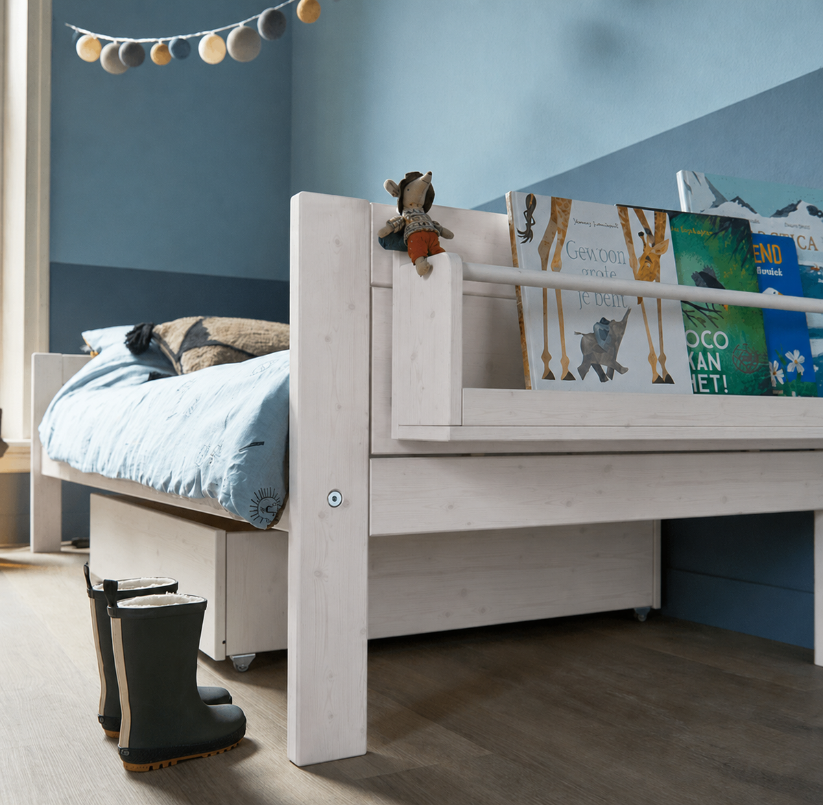 Lifetime Kidsrooms Lit d'enfant 120 x 200 sans dos Whitewash