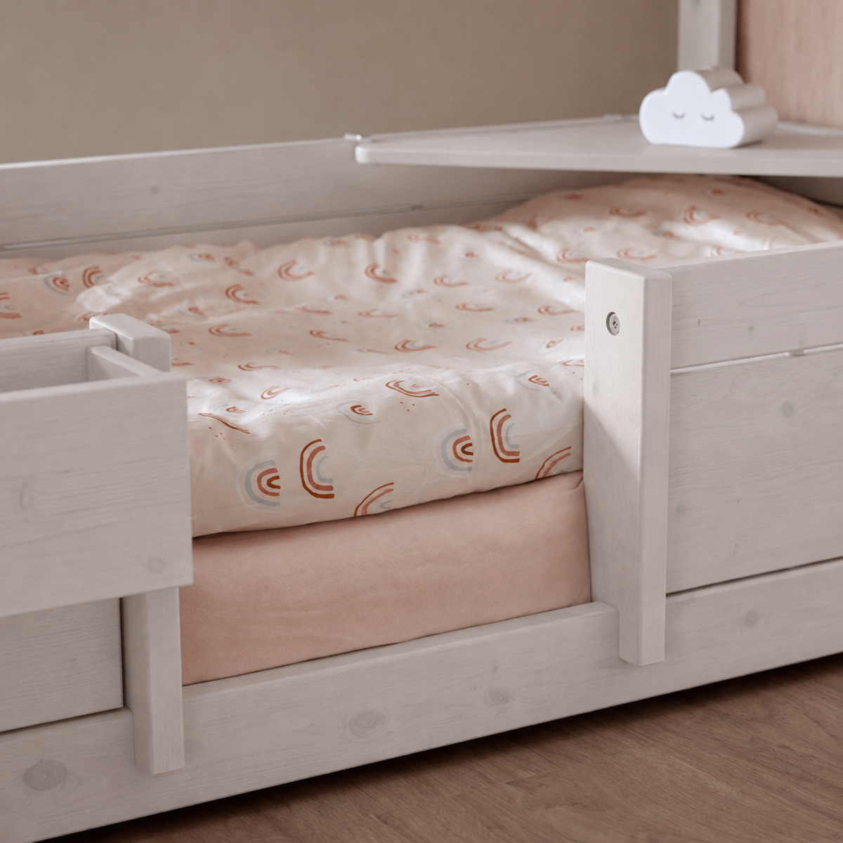 Lifetime Kidsrooms Lit à baldaquin 4 en 1 Whitewash
