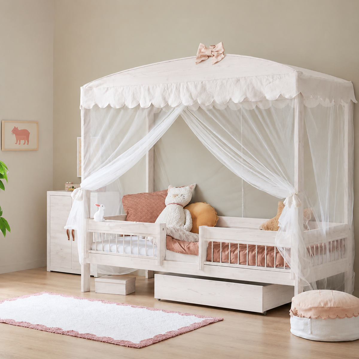 Lifetime Kidsrooms canopy frame - 146 cm Whitewash