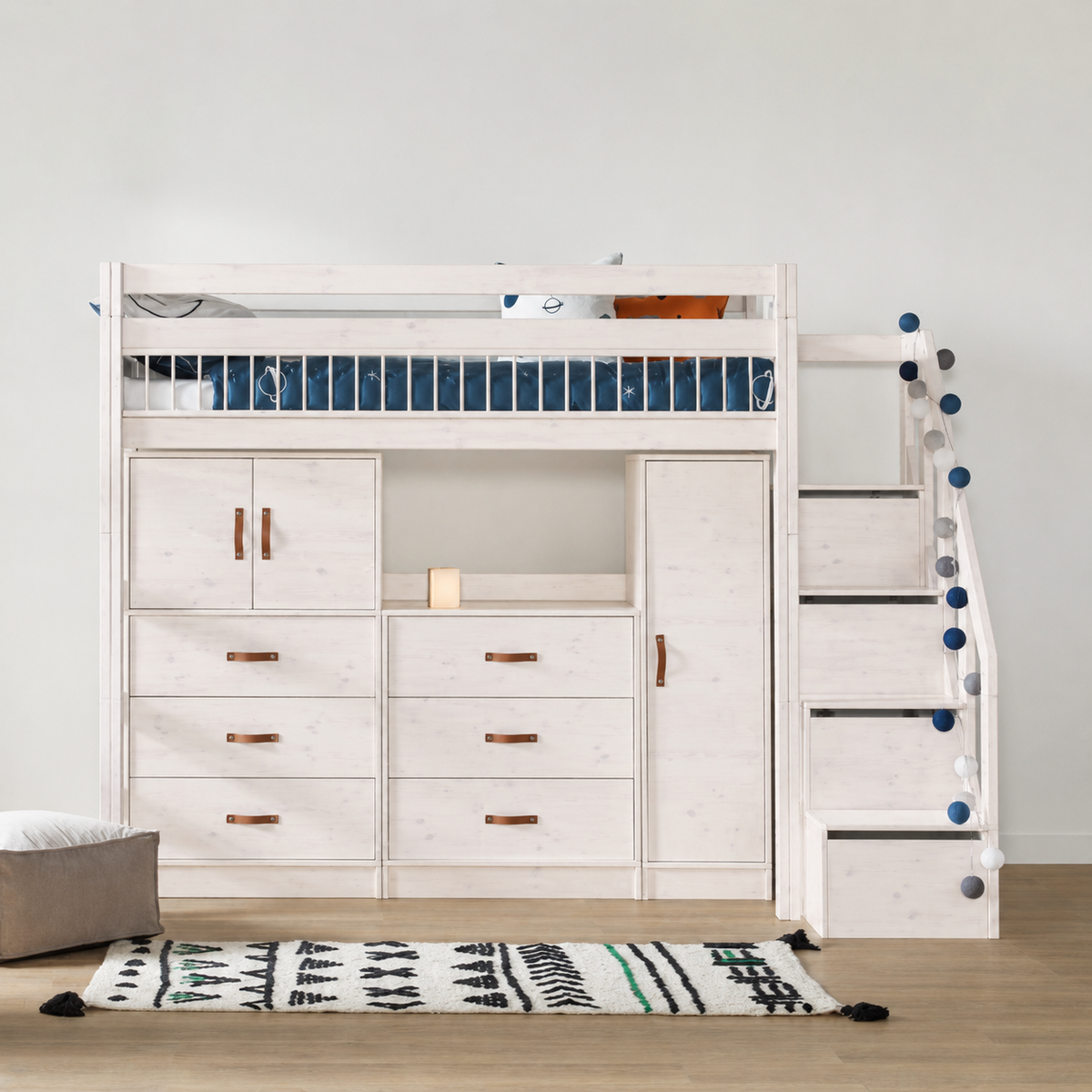 Prolunga di sicurezza Lifetime Kidsrooms - apertura per scale Whitewash