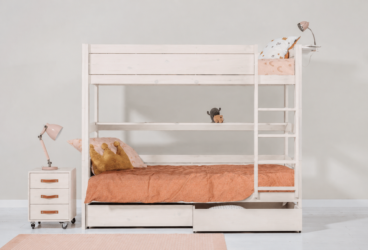 Lifetime Kidsrooms Lit superposé 90 x 200 cm - Original Whitewash