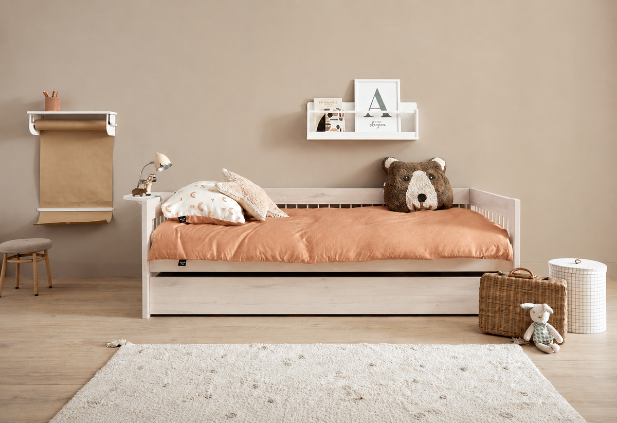 Lifetime Kidsrooms Grand tiroir de lit Whitewash