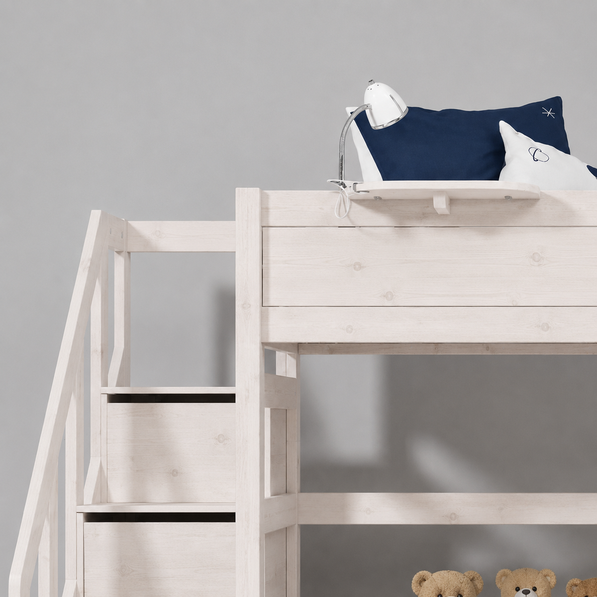 Lifetime Kidsrooms Scale per letto a soppalco 152 cm Whitewash