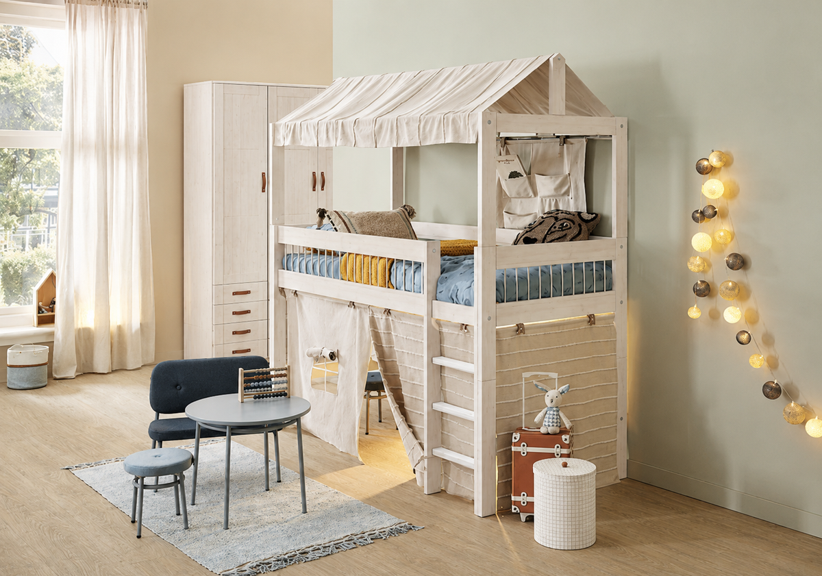 Lifetime Kidsrooms Support pour toit en toile - 97 cm Whitewash