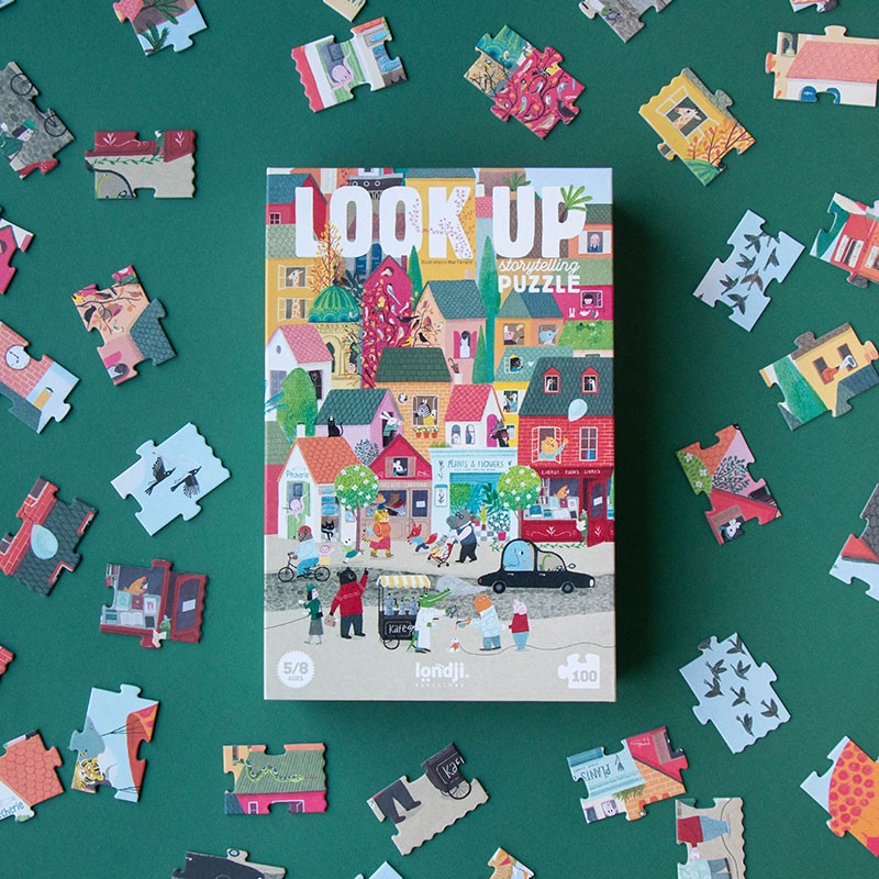 Londji Look Up Puzzle – 100-teiliges Puzzle für Kinder | Kreativität und Fantasie fördern