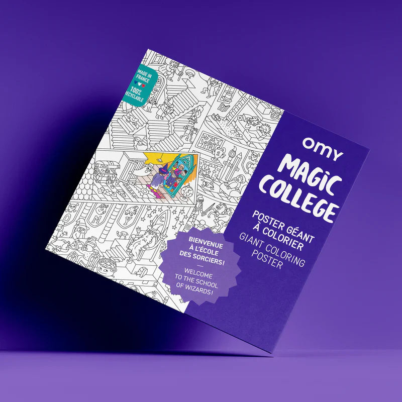 Poster géant à colorier OMY Magic College