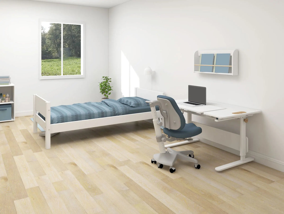 Flexa Study MOBY Left Up Schreibtisch Weiss