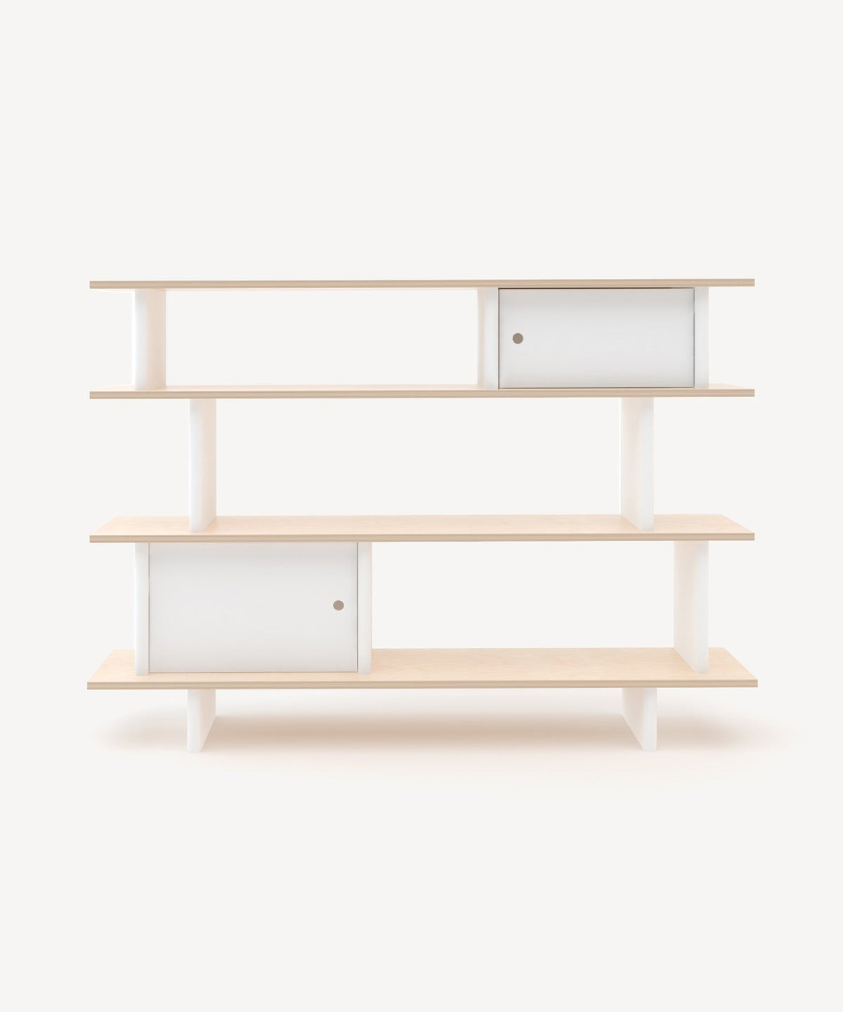 Oeuf NYC mini library, white / birch