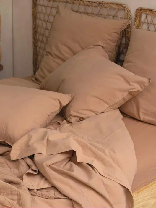 Oona pillowcase Mocha Mousse