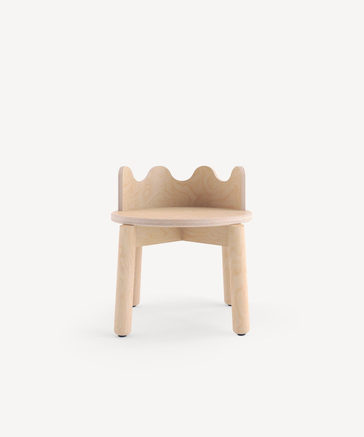 Oeuf NYC Moss Chairs (Set of 2), Tomato