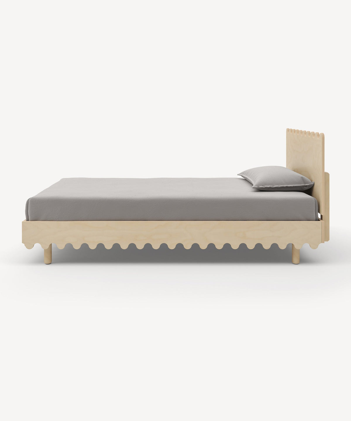 Oeuf NYC Moss single bed, birch