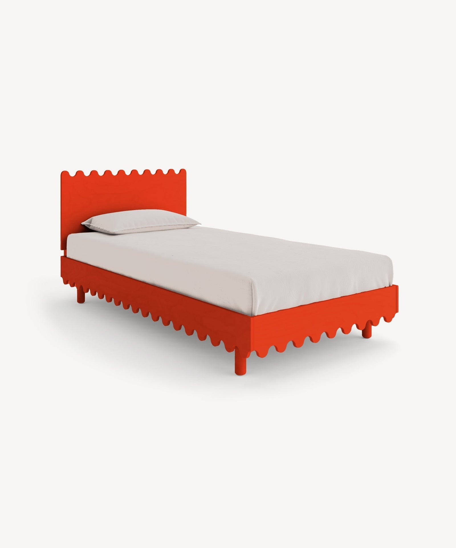 Oeuf NYC Moss single bed, Tomato
