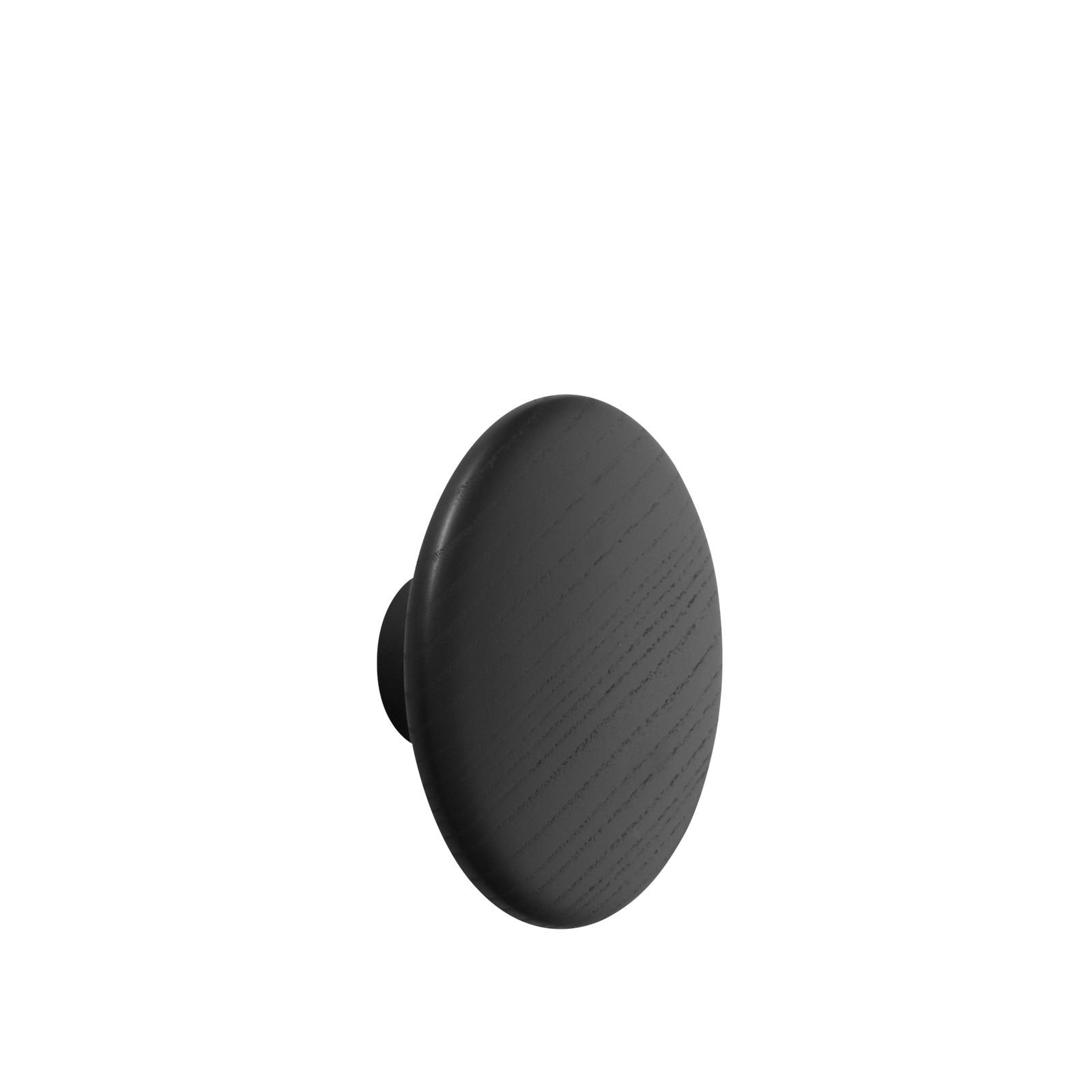 Muuto Dots Gancio da parete in legno 17 cm Nero