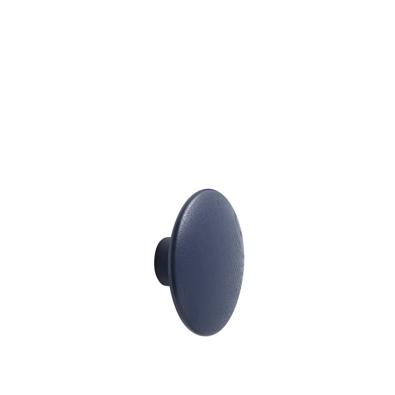 Muuto Dots Gancio da parete in legno 13 cm blu notte
