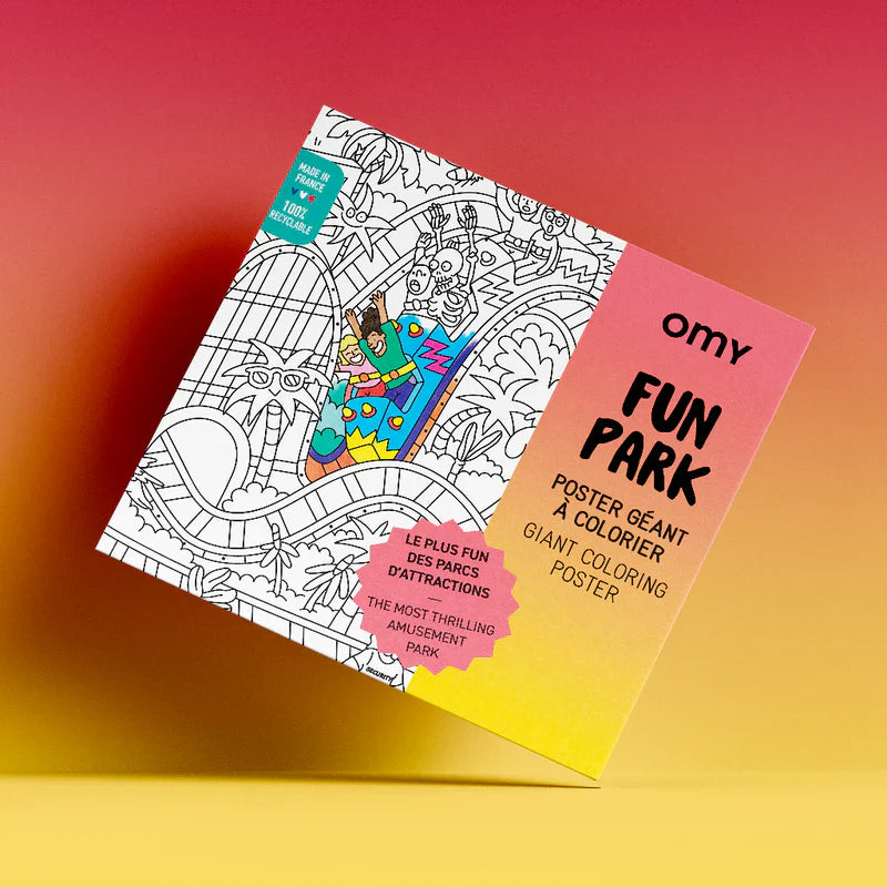 OMY Riesen-Ausmalposter Fun Park