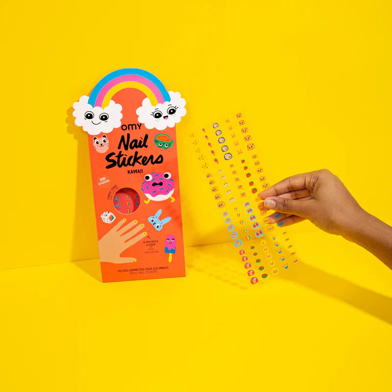 OMY Nagel-Sticker Kawaii