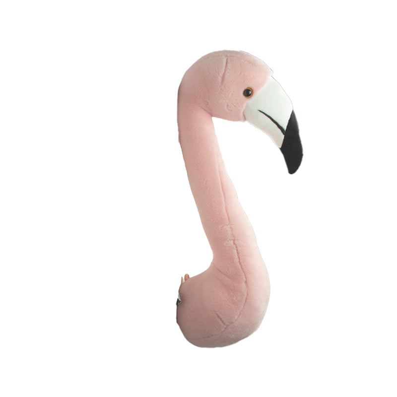 Wild & Soft Sophia la tête d'animal flamant rose