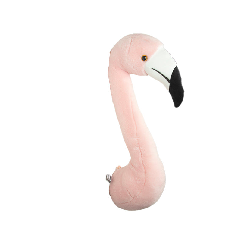Wild & Soft Sophia la tête d'animal flamant rose
