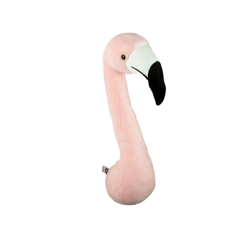 Wild & Soft Sophia la tête d'animal flamant rose