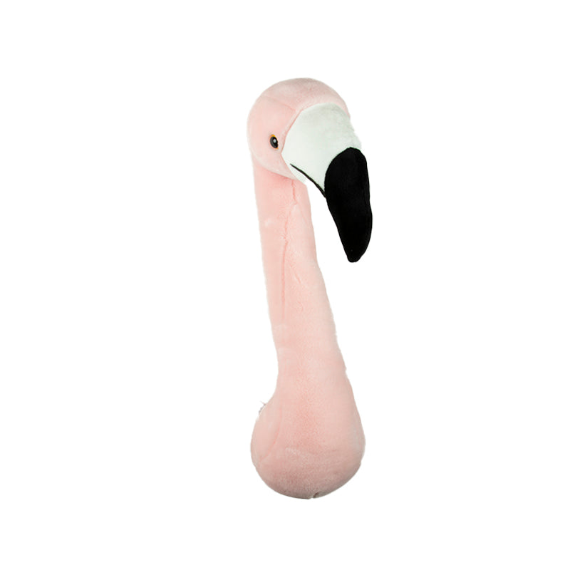 Wild & Soft Sophia la tête d'animal flamant rose