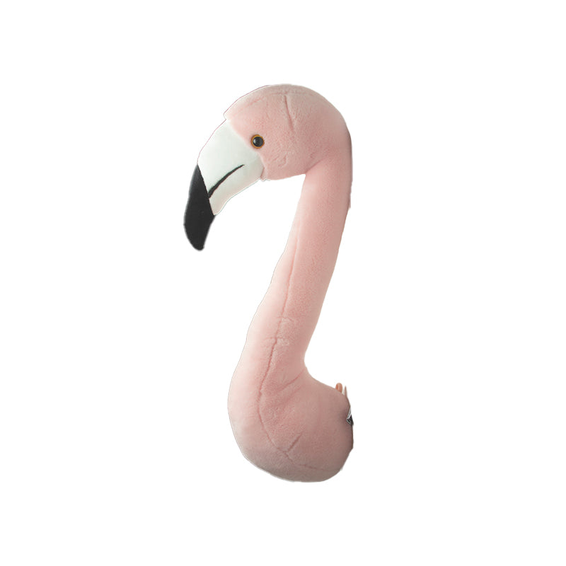 Wild & Soft Sophia la tête d'animal flamant rose