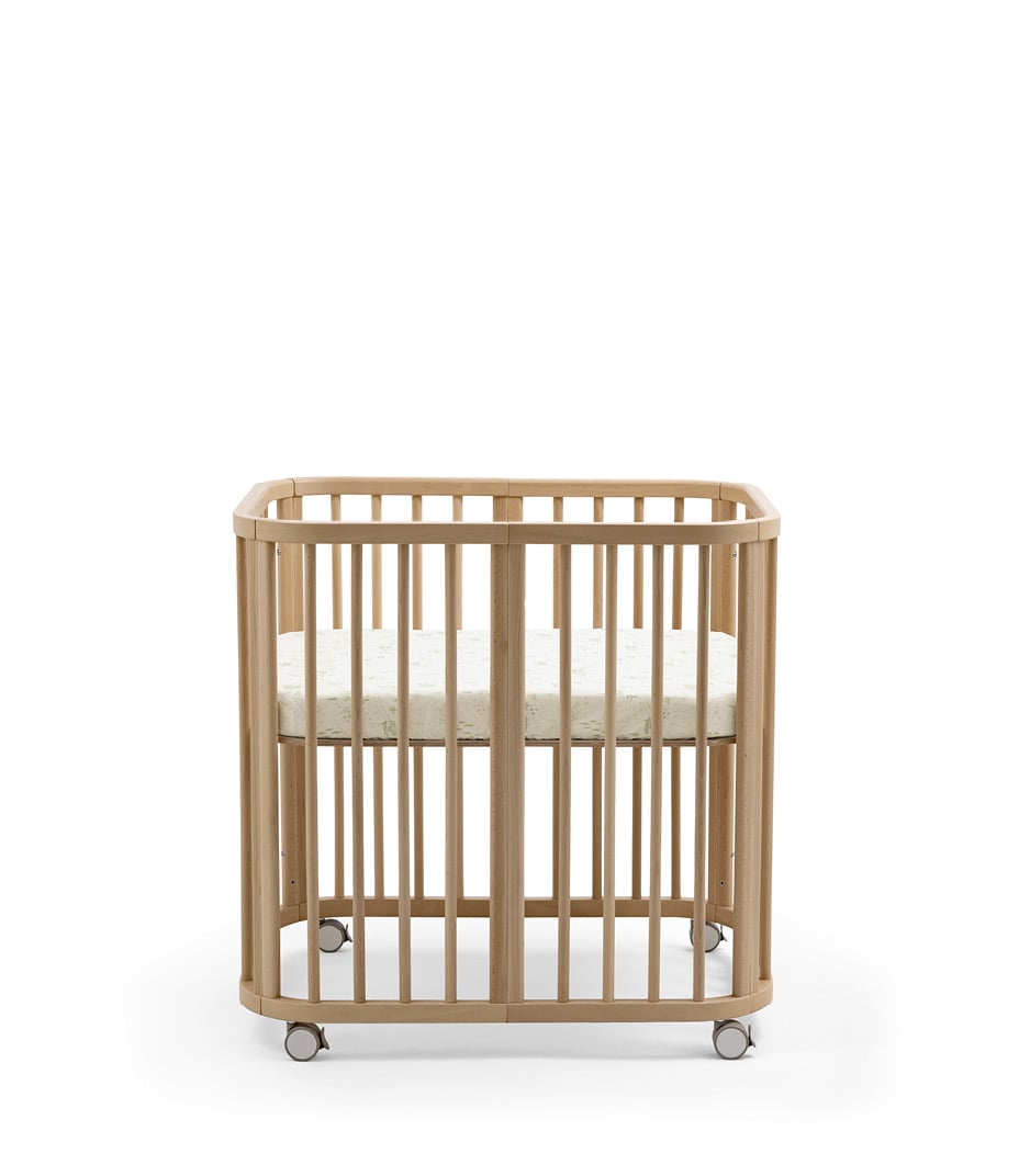 Stokke Nighti Mini Spannbettlaken 60 x 80 cm Salbeigrün mit Kartenmuster - Bild 2